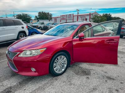 2013 LEXUS ES 350 SEDAN RED