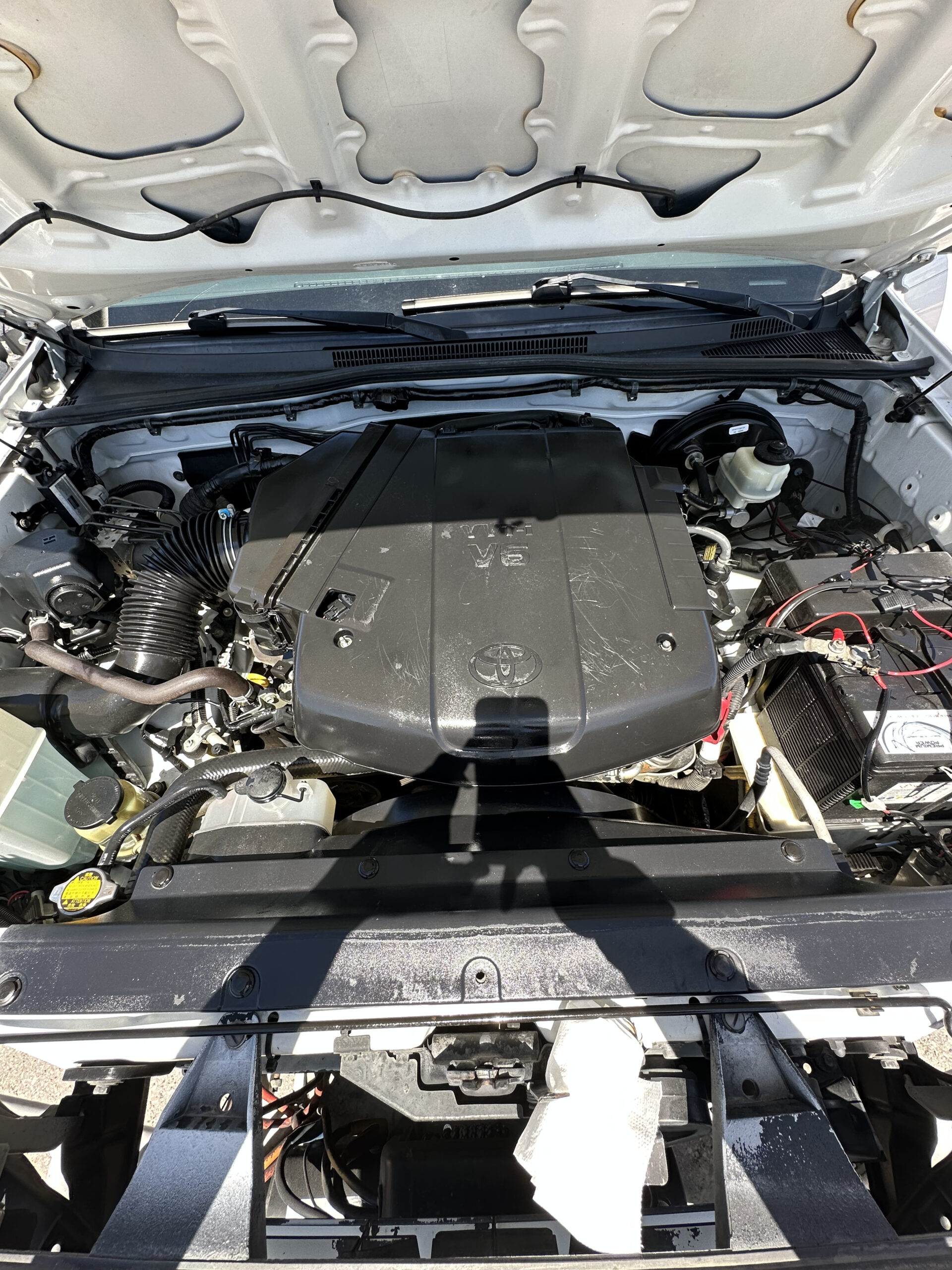 2015 TOYOTA TACOMA WHITE