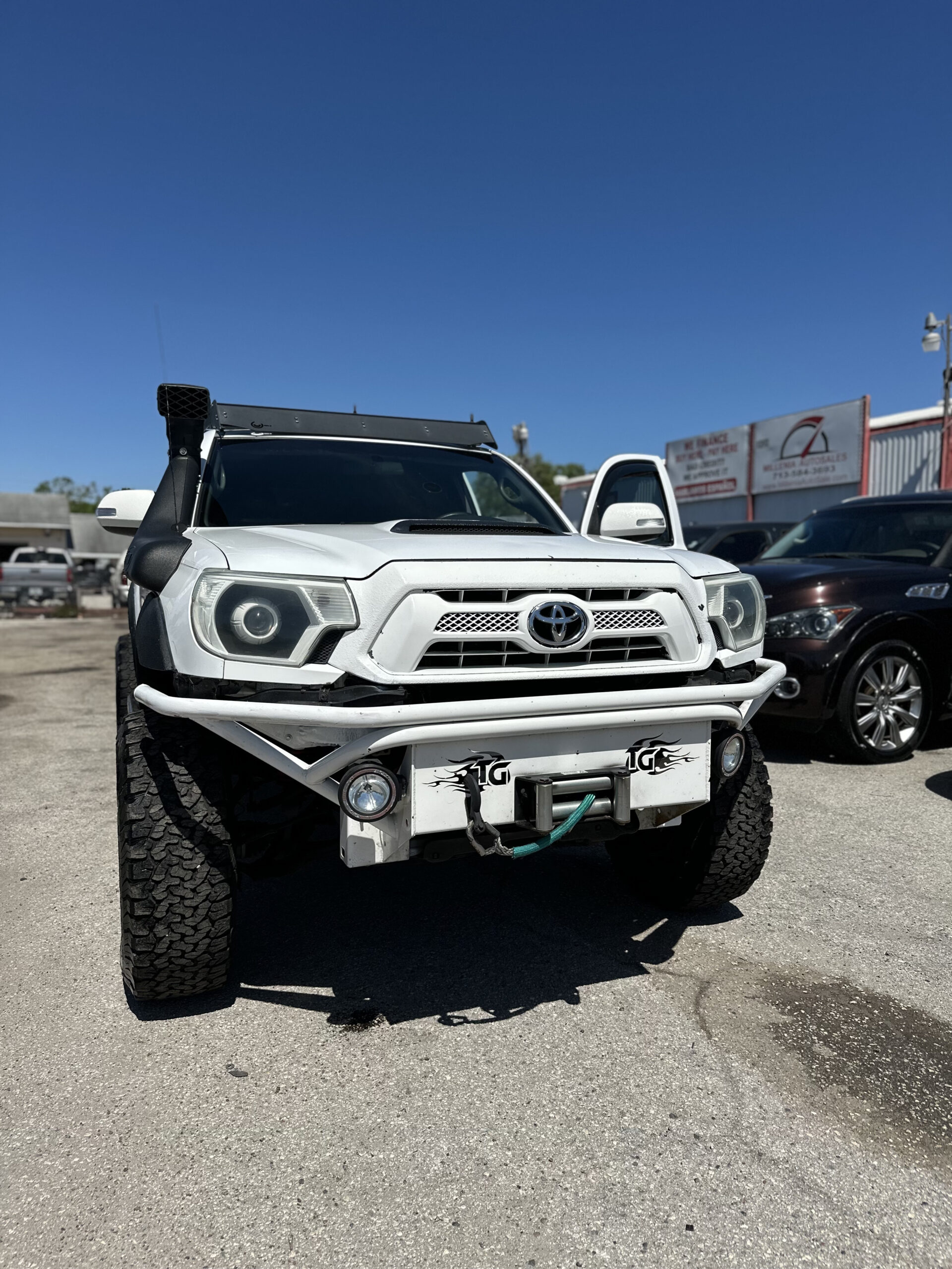 2015 TOYOTA TACOMA WHITE