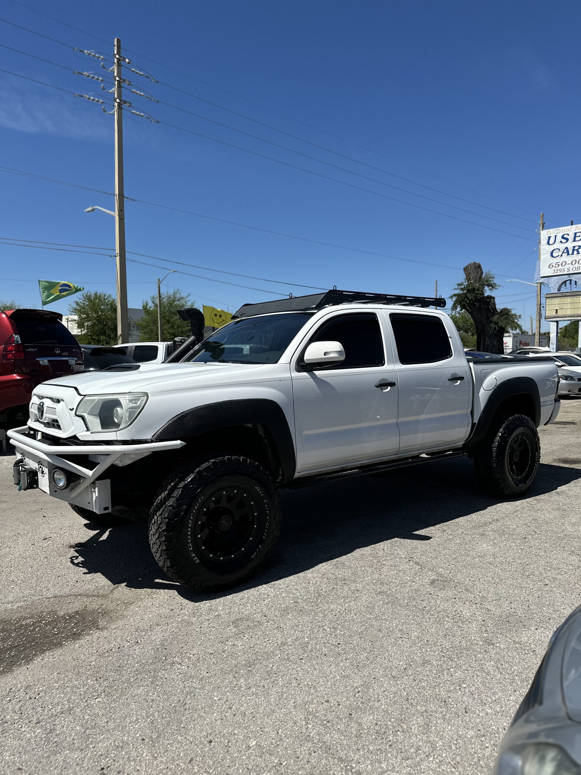 2015 TOYOTA TACOMA WHITE