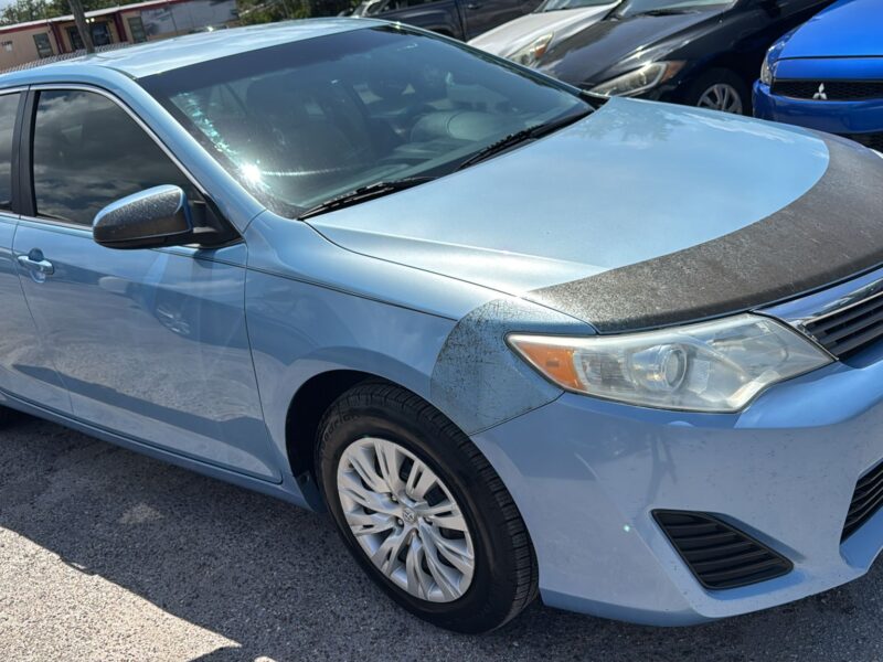 2013 TOYOTA CAMRY SKY BLUE