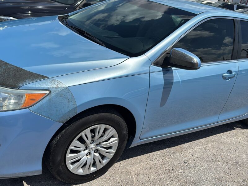 2013 TOYOTA CAMRY SKY BLUE