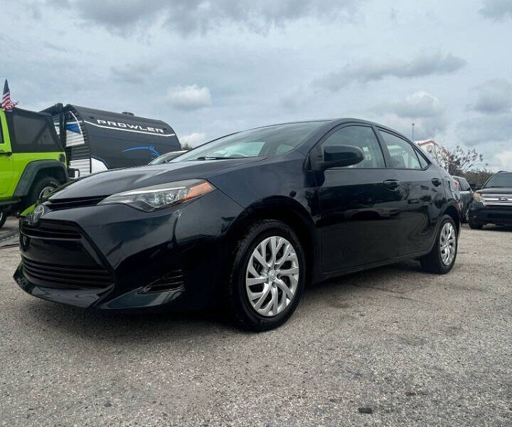 2018 TOYOTA COROLLA LE BLUE