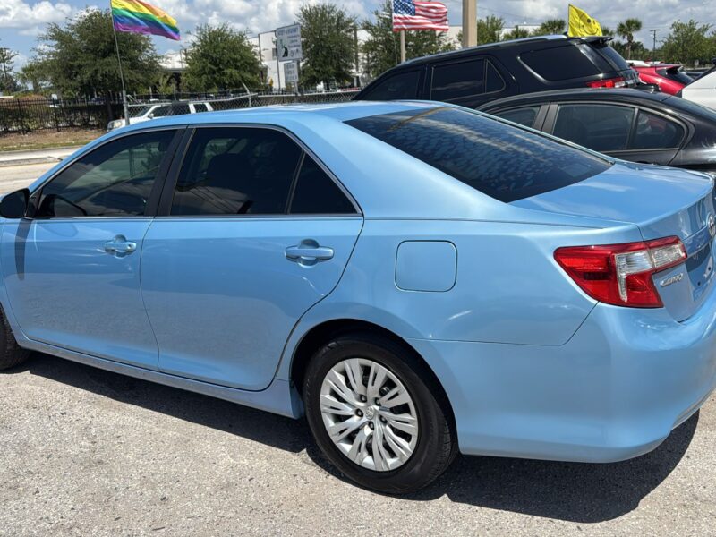2013 TOYOTA CAMRY SKY BLUE