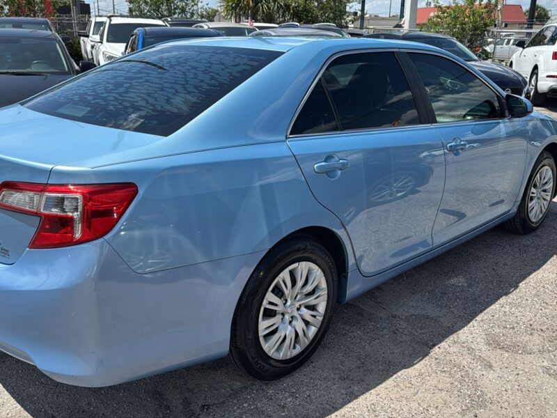 2013 TOYOTA CAMRY SKY BLUE