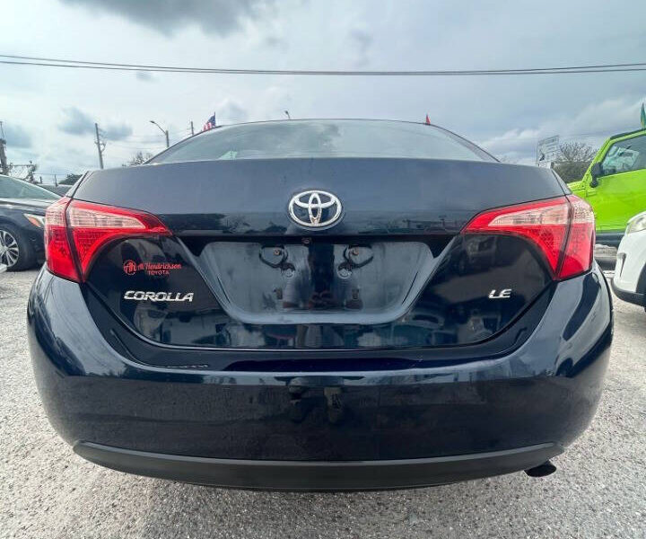 2018 TOYOTA COROLLA LE BLUE