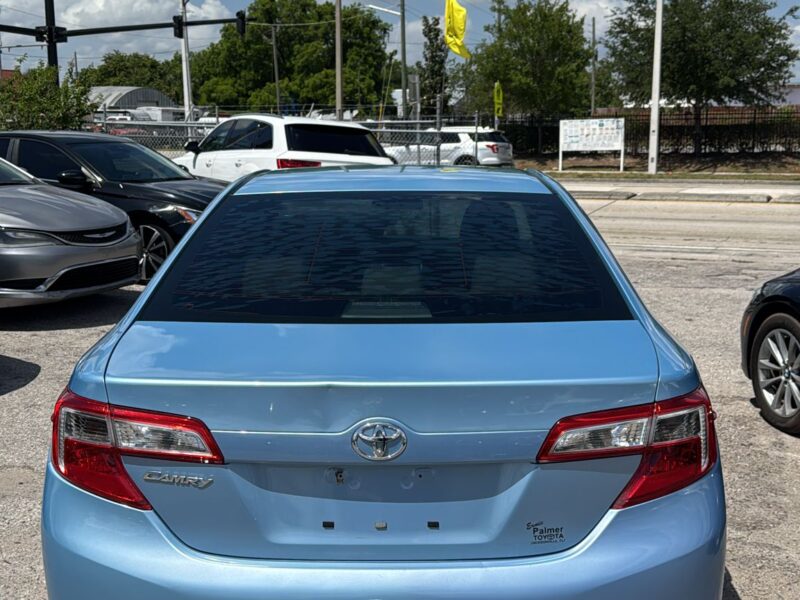 2013 TOYOTA CAMRY SKY BLUE