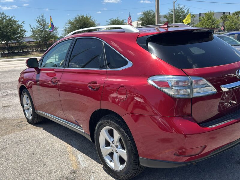 2011 LEXUS RX 350 RED