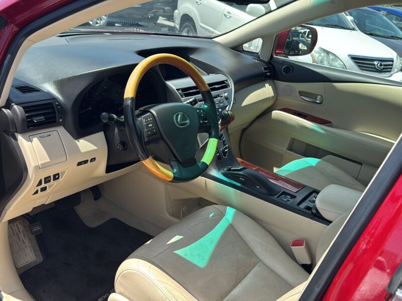 2011 LEXUS RX 350 RED