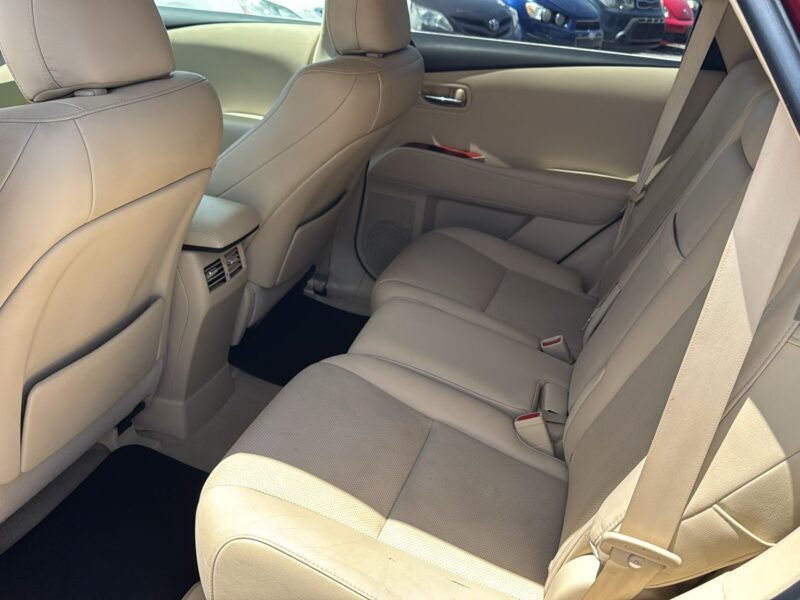 2011 LEXUS RX 350 RED