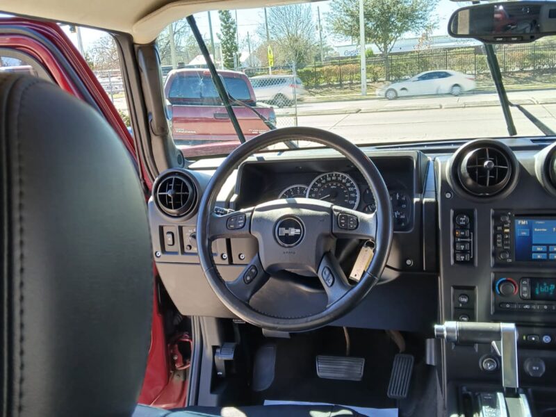 2005 HUMMER H2 SUT RED