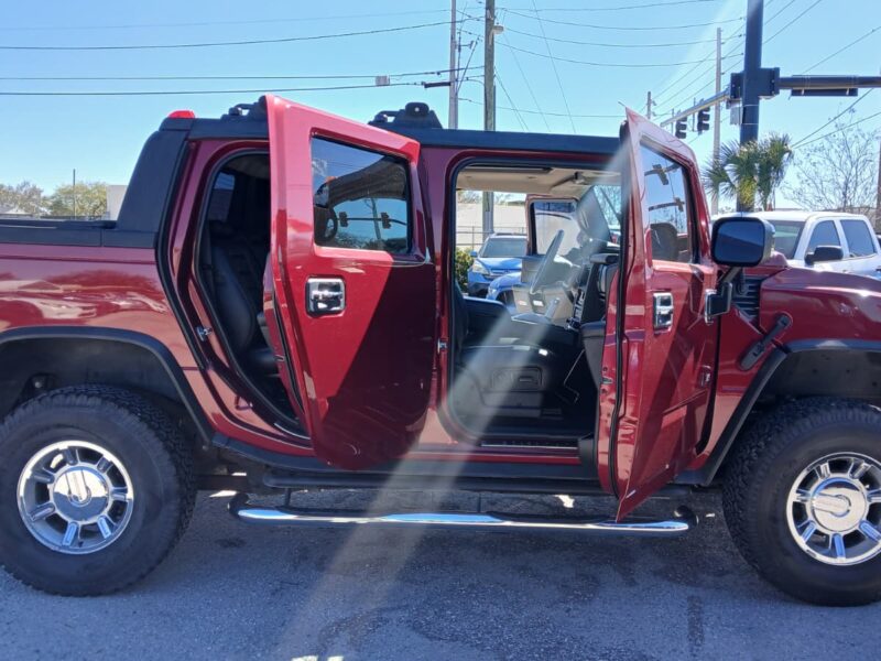 2005 HUMMER H2 SUT RED