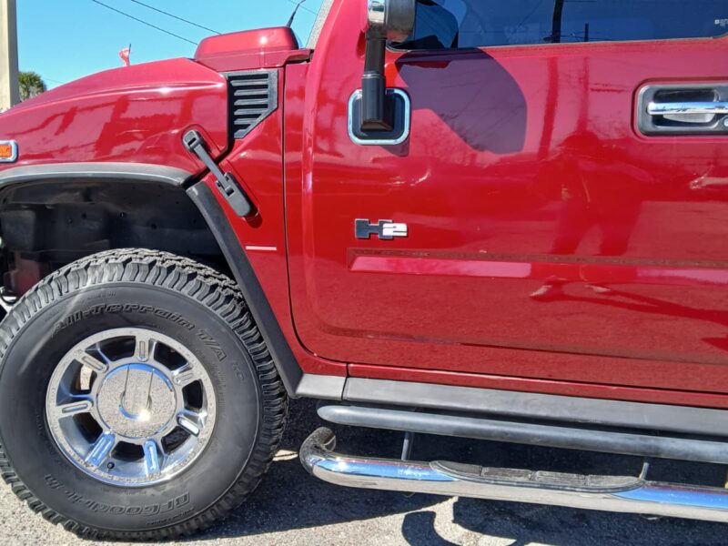 2005 HUMMER H2 SUT RED