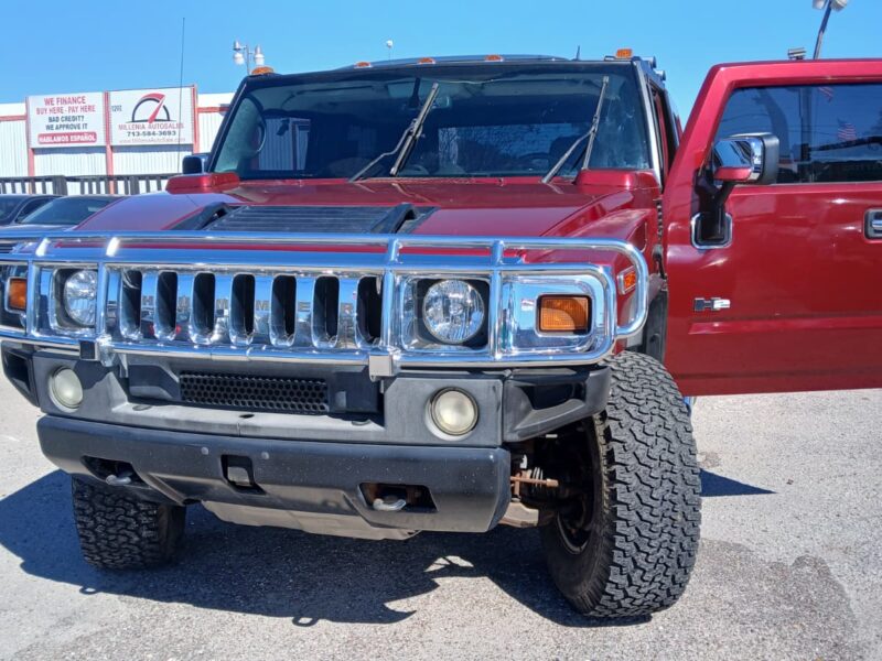 2005 HUMMER H2 SUT RED