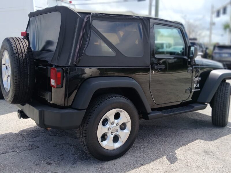 2009 JEEP WRANGLER BLACK 2D