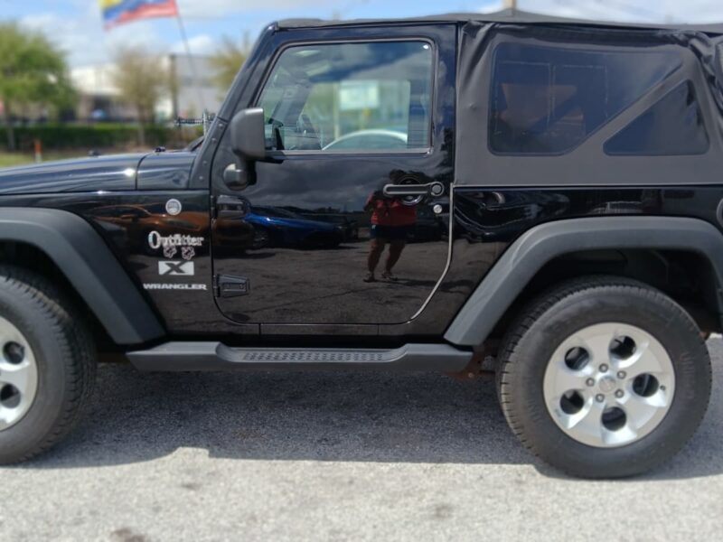2009 JEEP WRANGLER BLACK 2D