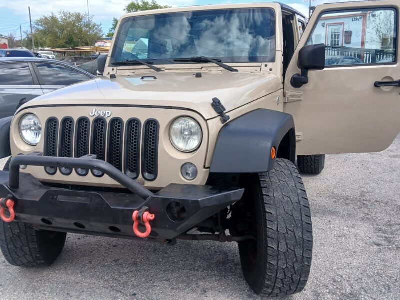 2016 JEEP WRANGLER UNLIMITED TAN