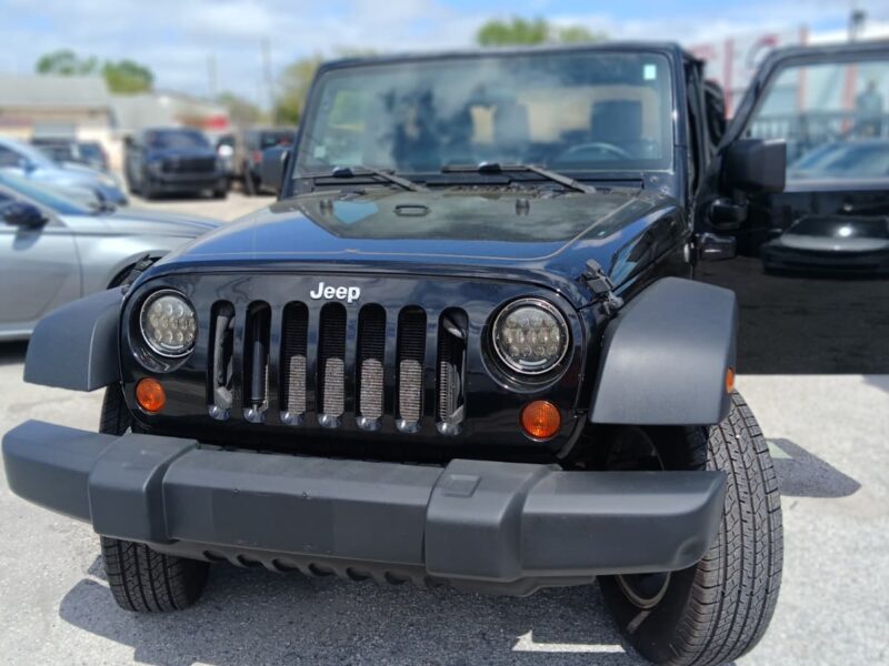 2009 JEEP WRANGLER BLACK 2D
